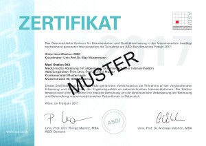 Musterzertifikat 2017